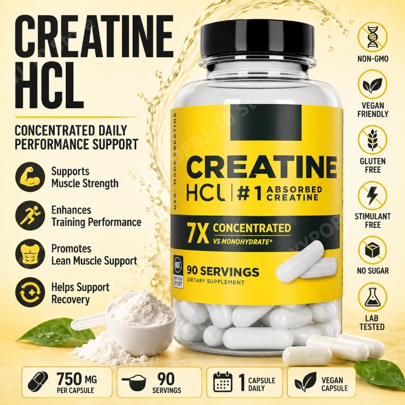 Nutrition Of Fitness - Creatine HCl 750mg 90 Capsules Fitness