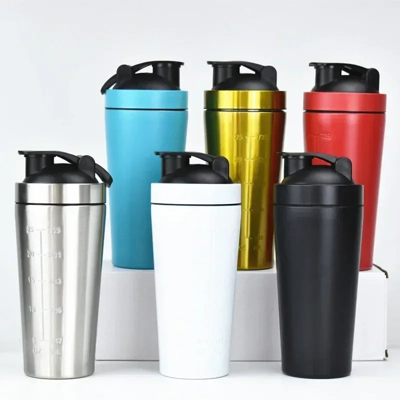 Stainless Steel Protein Shaker - огляд і ціна Nutrition Of Fitness