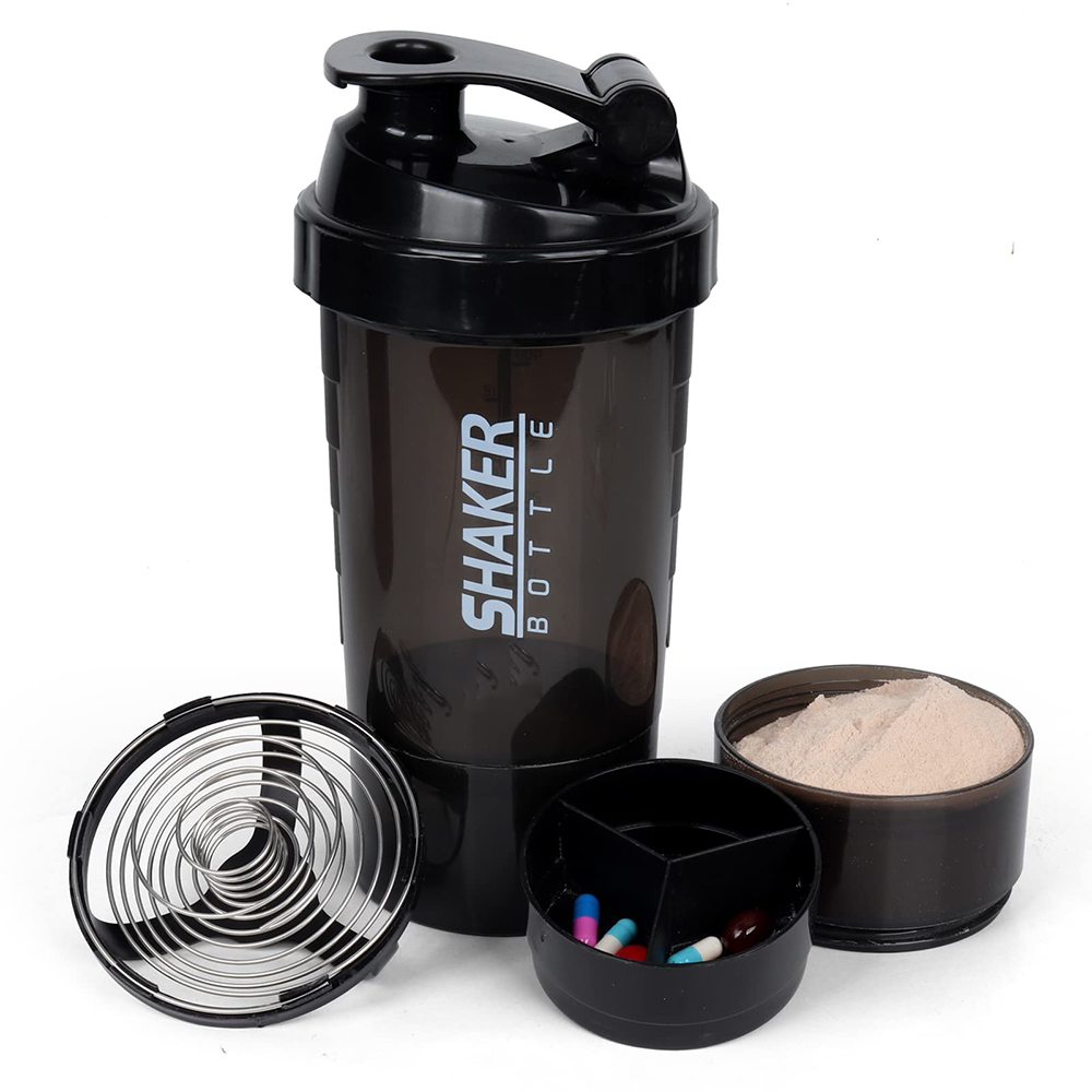 3 Layers Shaker Protein Bottle - огляд і ціна Whey Protein Isolate