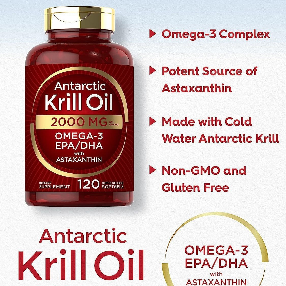Krill oil soft capsules supple - огляд і ціна Nutrition Of Fitness
